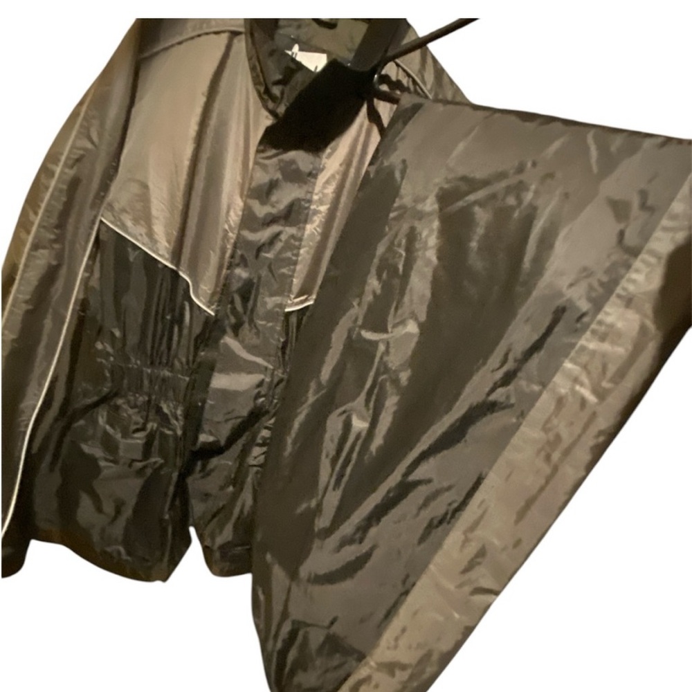 Stylish Black and Gray Motorcycle  Jacket